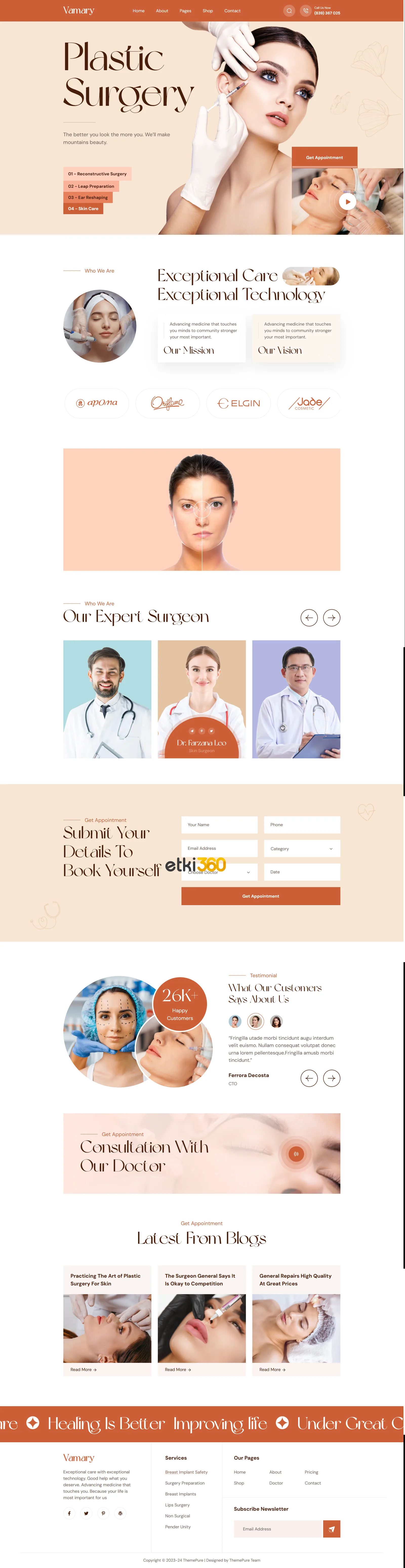 Hastane Web Sitesi Tasarımı